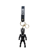 Black Panther Marvel Avengers Keychain Marvel Superhero 3D-PVC Key Chain... - $90.40 MXN