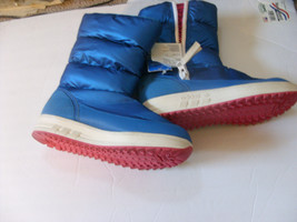 Adidas Womens Snow Boots Sporty Snowparadise  Winter zipper Blue NEW SIZE 6.5 - £28.20 GBP
