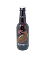 Budweiser Beer Bottle Bud &quot;Because It&#39;s Football&quot; Promo Bar Man Cave Dec... - £17.78 GBP