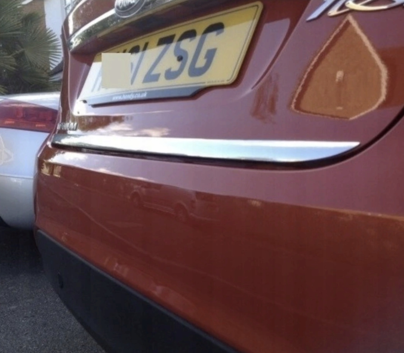 Opel Vivaro-e- Chrome Trunk Trim - Tailgate Accent - Premium Car Rear Detail - S