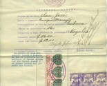 Mexico Mining Document San Jose Gold Mine 1913-1914 Revenue Stamps &amp; 189... - £174.68 GBP