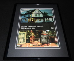 2005 Jack Daniel&#39;s Whiskey 11x14 Framed ORIGINAL Advertisement No Place Special - £27.60 GBP