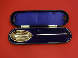 Old English by Gorham Sterling Silver Berry Spoon GW In Fitted Box Circa 1865 - £378.49 GBP