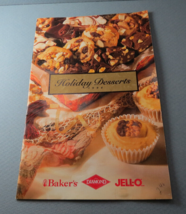 Vintage 1994 Holiday Desserts Pamphlet Bakers Jello Diamond - $8.60