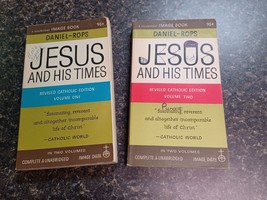 Daniel-Rops Jesus And His Times Revised Catholic Edition Volumes 1 &amp; 2 - £23.73 GBP