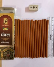 2 X Premium Sandalwood Chandan Dhoop Sticks 100 Gm 13-14 Pc, 6 Inch Meditation - £21.08 GBP