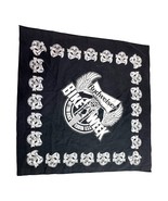 Vintage 1995 Y2K Budweiser Daytona Beach Bike Week Black Bandana Cotton ... - $289.20 MXN