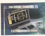 Star Trek Voyager Season 1 Trading Card #92 Desktop Display Terminal - £1.57 GBP