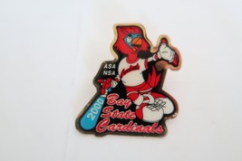 2000 Bay State Cardinals Fast Pitch Softball Enamel Over Metal Pin - $4.99