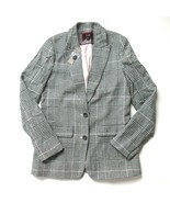 NWT J.Crew Boyfriend Blazer in Black White Plaid Italian Wool Jacket 2 $248 - £117.68 GBP