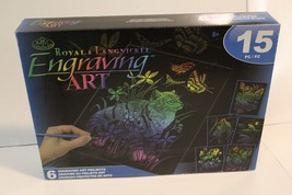 Royal &amp; Langnickel 15pc Color 6 Animal Engraving Art Projects Brand New - £31.27 GBP