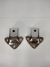 1971 to 1980 MG MGB Chrome Tonneau Bow Sockets Brackets Pair Right And L... - $465.47 MXN