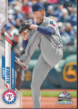 Corey Kluber 2020 Topps #523 Texas Rangers Cleveland Indians Baseball Card - $1.77