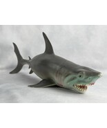 Vintage Great White Shark Toy Rubber Jaws Movie Style Figure Horror Scar... - $32.54 CAD