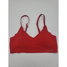 Lucky Brand Bra Medium Womens Red Wire Free Padded Adjustable Straps Comfort - £14.93 GBP