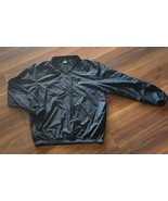 Nike Golf Windbreaker Black Jacket Pullover V-Neck Men&#39;s Size XL - $19.79