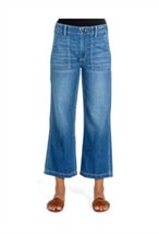 Articles Of Society high rise crop wide leg jeans in Imperial - size 32 - £48.86 GBP