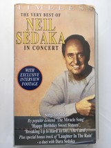 NEIL SEDAKA IN CONCERT (UK VHS TAPE, 1991) - $2.88