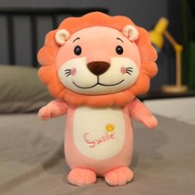 Cartoon Cute Plush Lion Toys Soft Lovely Forest Animal Plush Doll Stuffed Sleep  - £15.97 GBP