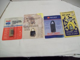 4 New Luggage Mini Padlock Lock American Tourister Royal Traveller Delse... - $19.79