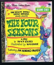 ORIGINAL Vintage 1979 Sesame Street Grover Four Seasons 2nd Print Golden... - £11.86 GBP