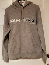 Nike Air Max Fleece Sportswear Pullover Hoodie Mens Sz M Embroidered Spell Out - £20.52 GBP