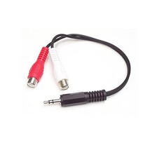 StarTech.com 6in Stereo Audio Y-Cable - 3.5mm Male to 2x RCA Female - He... - $11.00