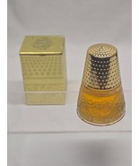 Vintage AVON GOLDEN THIMBLE Perfume Cologne Decanter And Original Box - ... - €8,51 EUR