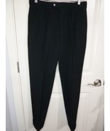 Bendetti Pants 100% Virgin Wool Black Mens 32 x 29 pleated &amp; Cuffed - €2.432,25 EUR