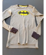 Batman DC Comics Thermal Shirt Adult Gray Dark Knight Gotham - $18.99