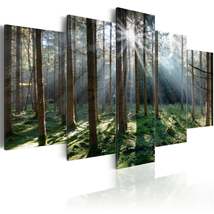 Tiptophomedecor Stretched Canvas Landscape Art - Fairytale Forest - Stretched &amp;  - £71.93 GBP+