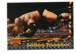 1999 Topps WCW nWo Nitro Stars Bill Goldberg #65 Triumphant Card WWE HOF NM-MT - £1.55 GBP
