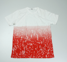 Red &amp; White Patterned T-shirt/shorts Set XXL - £12.75 GBP