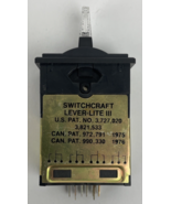 1 NOS Switchcraft 84324X Lever-Lite III Illuminated Switch / Non-Locking - $96.73 CAD