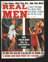 Real Men 11/1968-Crime cover- Good Girl Art -Red China Killers-cheesecake-Man... - $67.66