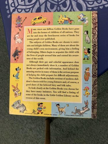 Vintage children stories a Little Golden Book Walt Disney Pinocchio 29 cent Item image 2