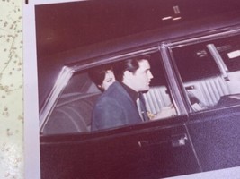 Vintage 1967 Elvis Presley Photo with Pricilla and Pat Lacker in Car Ins... - $296.99