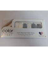 HIGHLANDS HOUNDSTOOTH ~ Color Street Nail Strips *RETIRED* ~ BLACK &amp; WHI... - $20.31 CAD