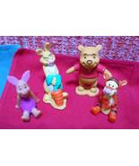 Lot: Winnie the Pooh &amp; Tigger Toy Figures, Old Disney Mc Donald Happy Me... - £14.92 GBP