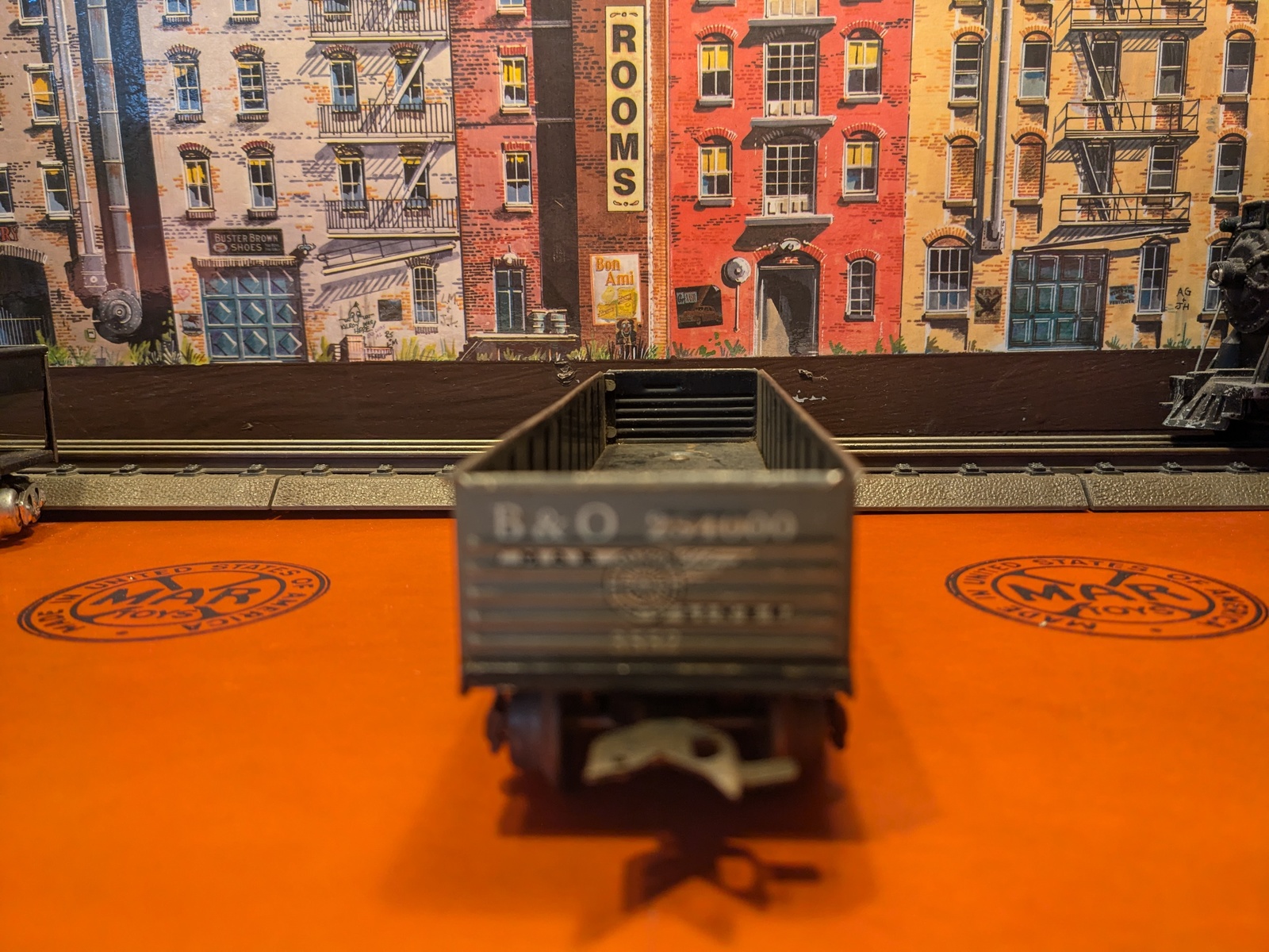 Marx Trains Used  # 254000/3552  3/16 Scale Car  Metal  B & O Baltimore &  Item image 4