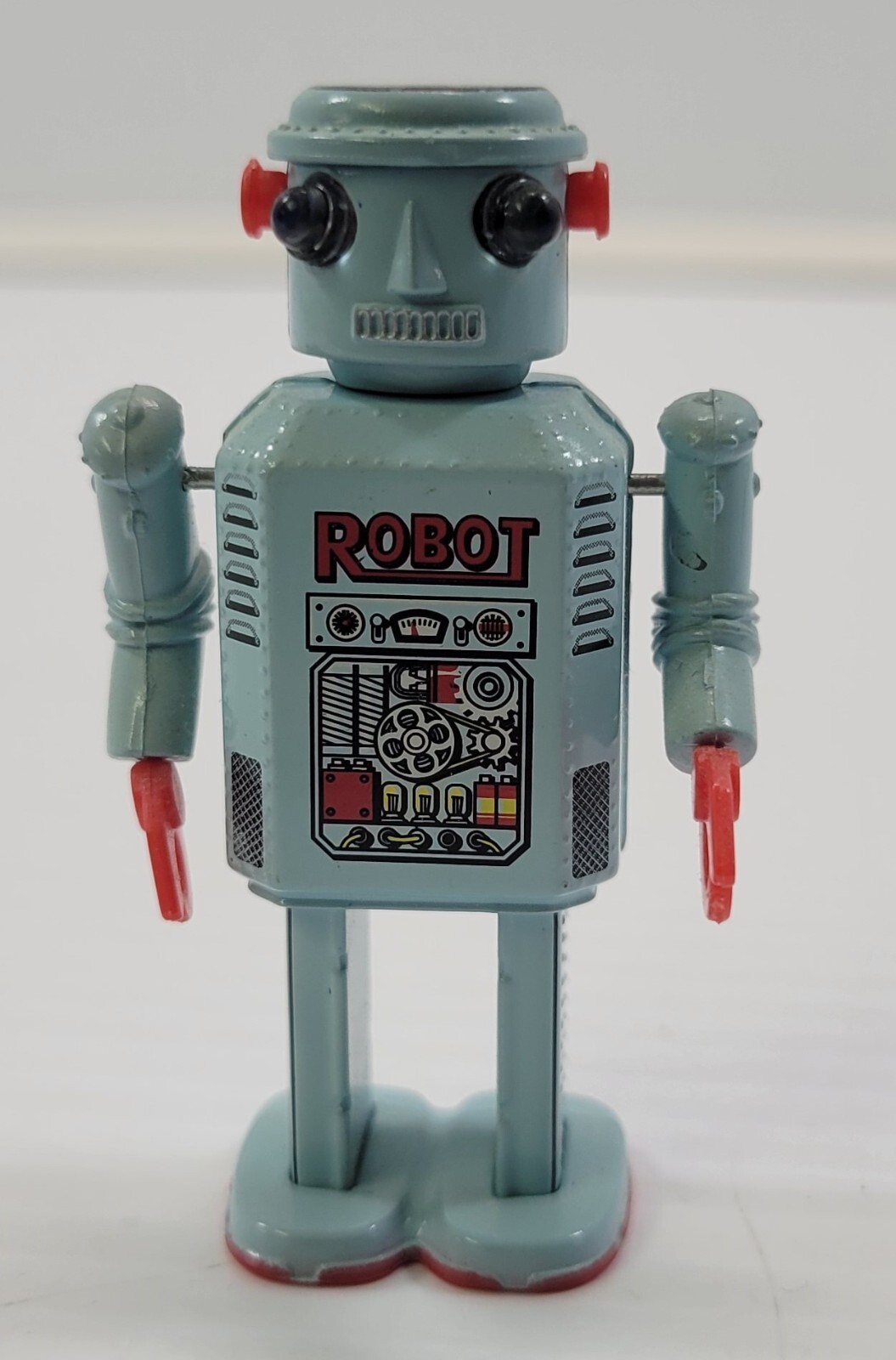 *C22) Osaka Toy Institute Tin Age Collection Diecast R-35 Robot 2.5&quot; - $54.44