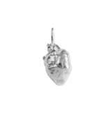 Sterling Silver .925 3D Heart “Yara” Pendant Charm - $157.73 CAD