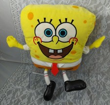 Spongebob Squarepants  Nickelodeon Yellow 18&quot; Plush Stuffed Toy Doll Nanco 2002 - $11.77