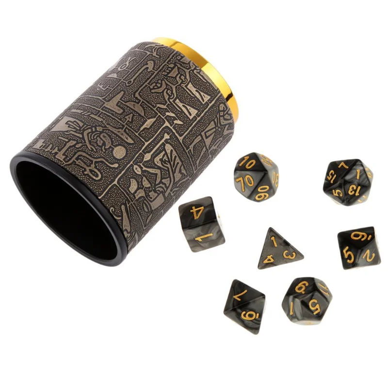 d Game Accessories Leather Cup,  Top Dice Cup, Pattern with DND  Pattern Color S - £116.75 GBP