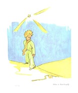 ANTOINE DE SAINT EXUPERY Le Serpent 19.75&quot; x 15.75&quot; Lithograph 2008 Mode... - $272.25