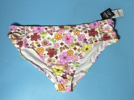 California Waves Plus Size Floral-Print Swim Bottoms Multi Size 1  16/18 - $8.89