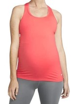 Nike Dri-FIT Women&#39;s Maternity Tank Top Shirt Small Madder Root CQ9295-814 - $45.00