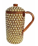 Pure Copper Jug Drink ware Set Dinnerware Tableware Pitcher outer decorated - $78.17 CAD+
