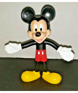 Vintage Walt Disney World Resort Mickey Mouse PVC Figure 4 Inch Tall U115 - $9.99