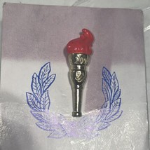 USA Olympic Pin 2004 Torch Flame 1 Inch - $2.97